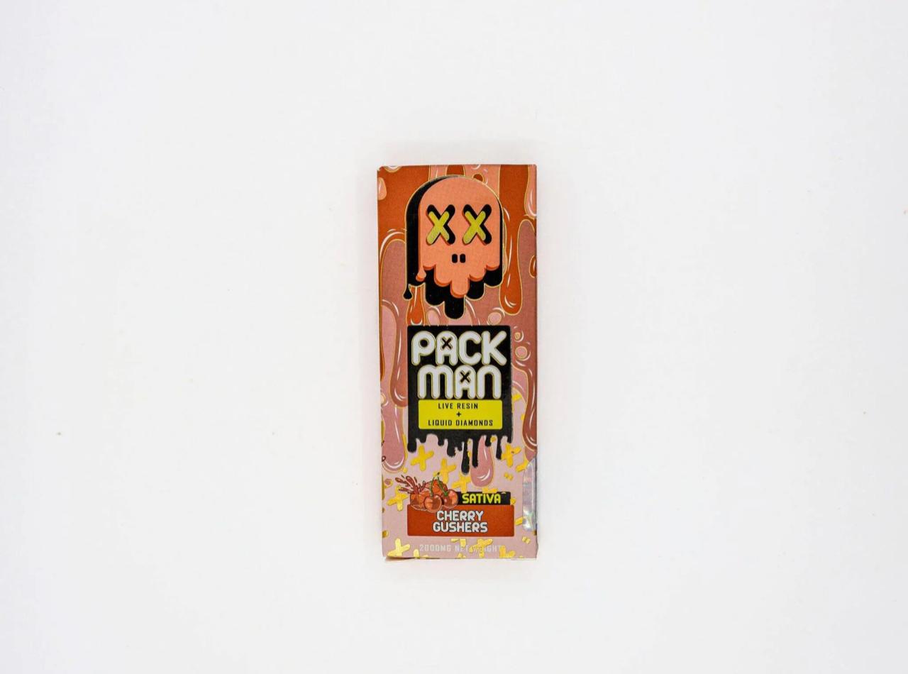 Packman Disposable Cherry Gushers