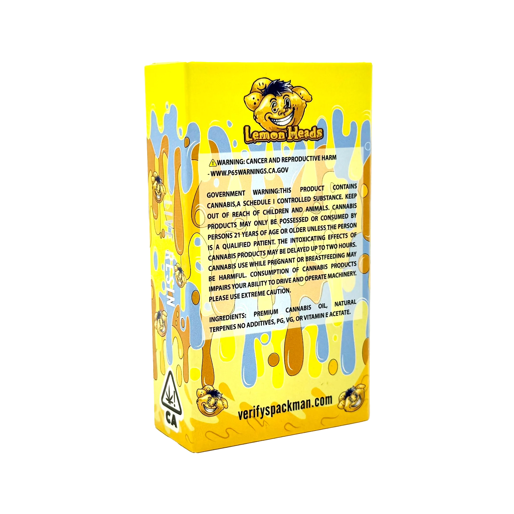 Packman Disposable Lemon Heads - Image 3